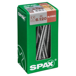 Vis HI Force 6 x 120 mm – 24 pièces – fixation robuste | SPAX