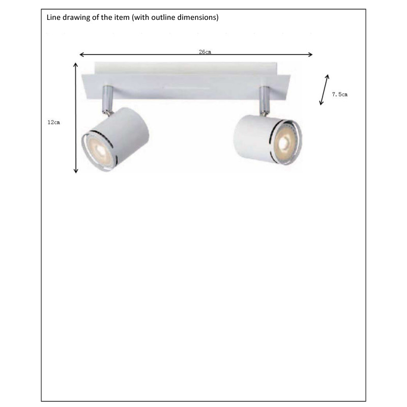 Spot LED Rilou Dimmable – Éclairage Chaud | LUCIDE
 Spot LED Rilou Dimmable – Éclairage Chaud | LUCIDE