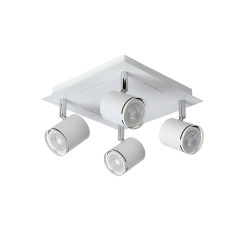 Spot LED Rilou Dimmable GU10 4 x 4,5 W Blanc chaud | LUCIDE