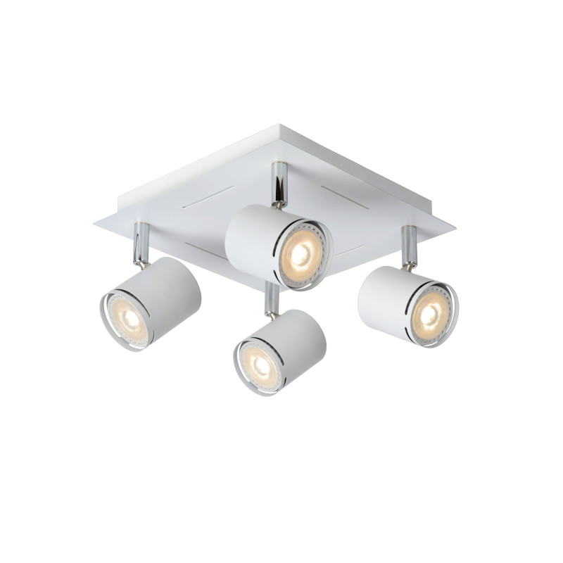 Spot LED Rilou Dimmable GU10 4 x 4,5 W Blanc chaud | LUCIDE Spot LED Rilou Dimmable GU10 4 x 4,5 W Blanc chaud | LUCIDE