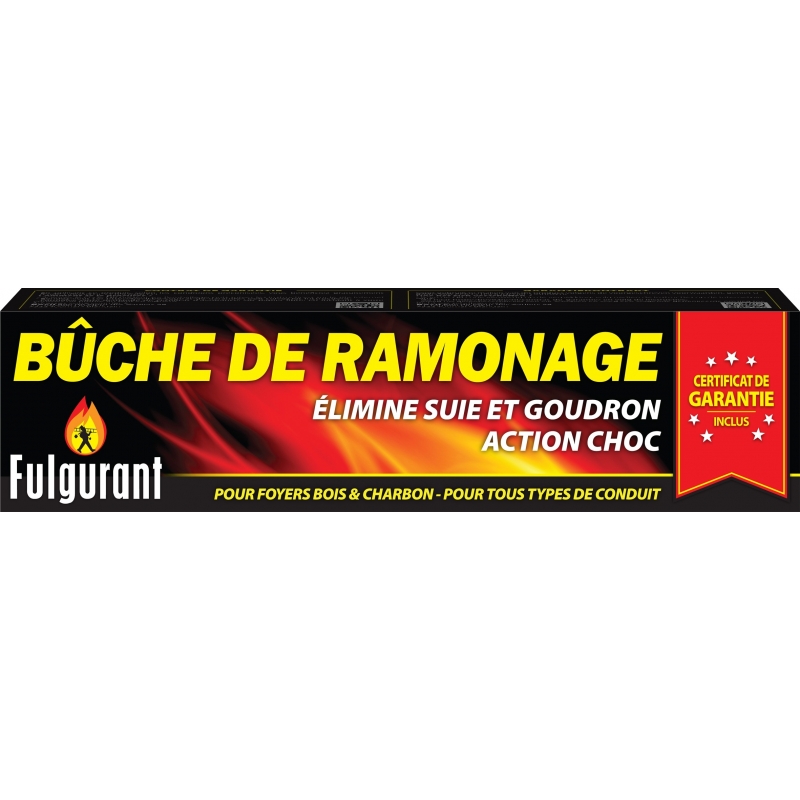 Bûche de ramonage Ramonator - Bûche ramonage - Longueur 30 cm