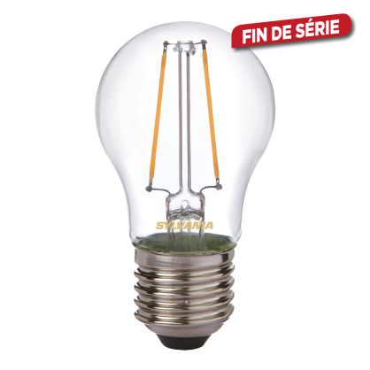 Ampoule classique Rétro à filaments LED E27 blanc chaud 250 lm 2,5 W SYLVANIA