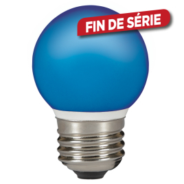 Ampoule boule Color bleue LED E27 80 lm 0,5 W SYLVANIA