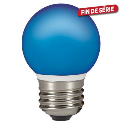 Ampoule boule Color bleue LED E27 80 lm 0,5 W SYLVANIA