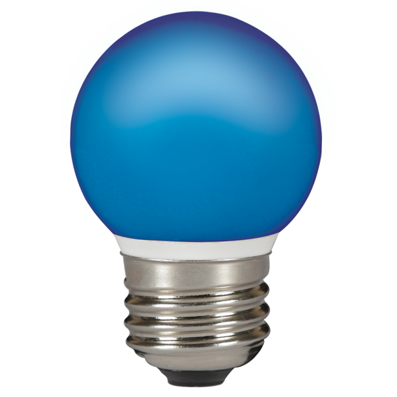 Ampoule boule Color bleue LED E27 80 lm 0,5 W SYLVANIA