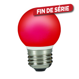 Ampoule boule Color rouge LED E27 80 lm 0,5 W SYLVANIA