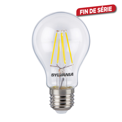 Ampoule classique Rétro à filaments LED E27 blanc froid 806 lm 6 W SYLVANIA