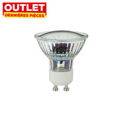 Ampoule spot LED GU10 vert 105 lm 0,6 W XANLITE