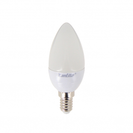 Ampoule flamme LED E14 blanc chaud 470 lm 5,3 W XANLITE