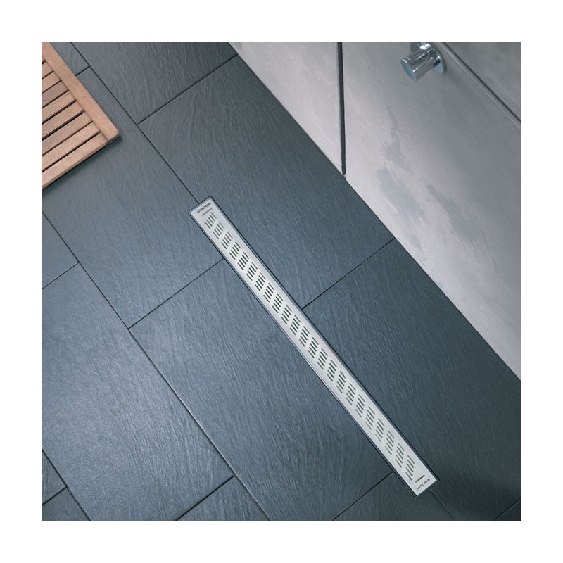 Caniveau Douche Italienne Express'Eau Traits 80cm – Évacuation Rapide | WIRQUIN