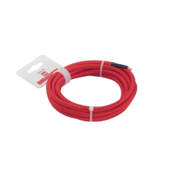 Câble textile HO3VV-F 2 x 0,75 m² rouge 3 m CHACON