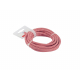 Câble textile HO3VV-F 2 x 0,75 m² rouge et blanc 3 m CHACON