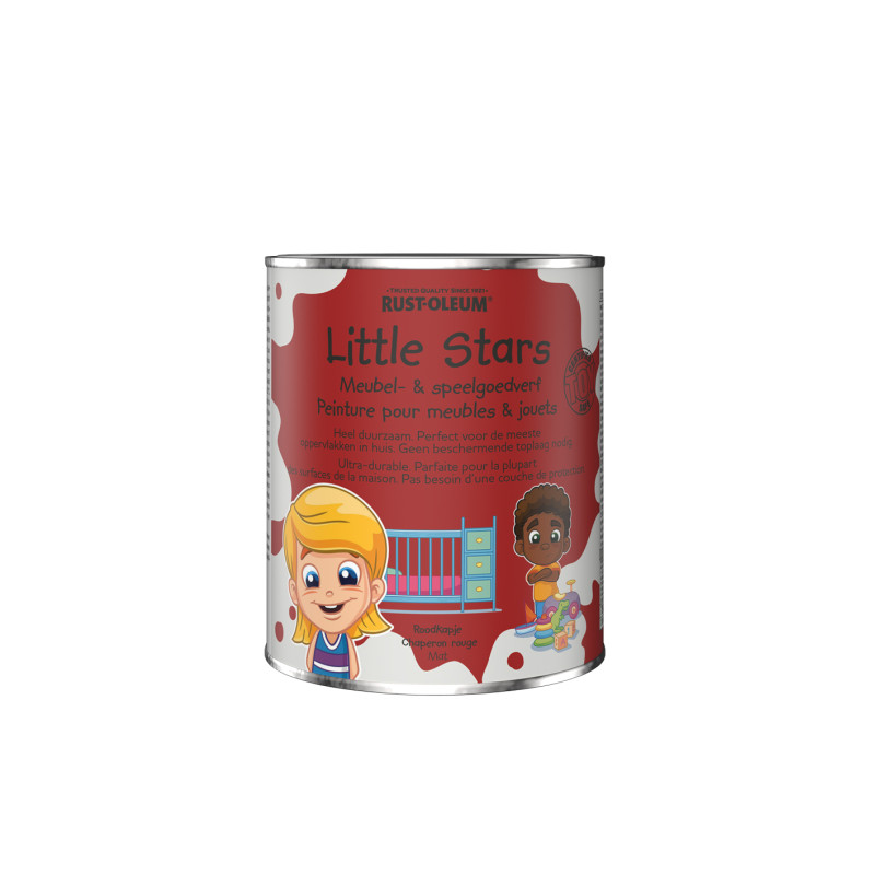 Peinture pour meubles et jouets Little Stars chaperon rouge mate0,75 L RUST-OLEUM