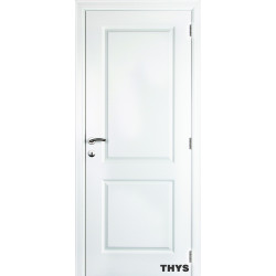 Bloc-porte à peindre Pastorie Carrara alvéolaire 83 x 201,5 cm THYS