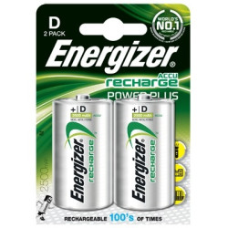 Pile rechargeable Power Plus D HR20 2 pièces ENERGIZER