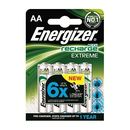 Pile rechargeable Extreme AA 4 pièces ENERGIZER