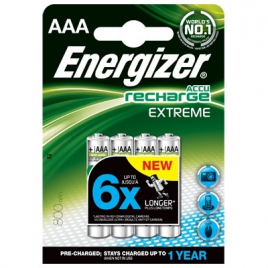 Pile rechargeable Extreme AAA 4 pièces ENERGIZER