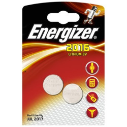 Pile Lithium CR2016 Energizer 3V – Lot de 2 pièces | ENERGIZER
