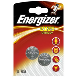 Pile au lithium CR2025 3V Energizer – Lot de 2 | ENERGIZER