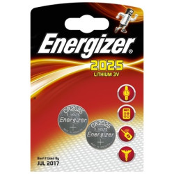 Pile lithium CR2025 3 V 2 pièces ENERGIZER