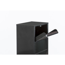 Boîte aux lettres Paquet Hannover noire | PRACTO GARDEN