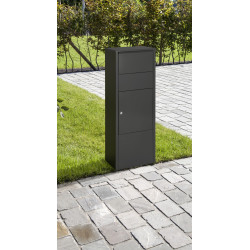 Boîte aux lettres Paquet Hannover noire | PRACTO GARDEN