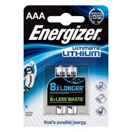 Pile lithium AAA Ultimate 2 pièces ENERGIZER