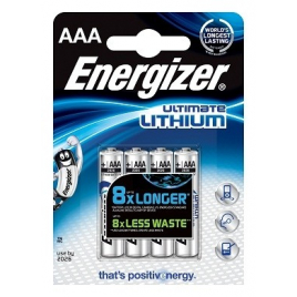 Pile lithium AAA Ultimate 4 pièces ENERGIZER