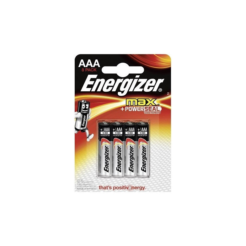 Pile alcaline AAA Max 8 pièces ENERGIZER