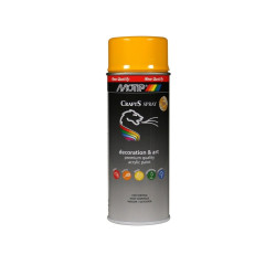 Peinture Spray Jaune Sécurité Brillante 0,4L MOTIP – Idéale Crafts | MOTIP