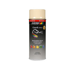 Peinture Spray Ivoire Brillante 0,4L – Finition Parfaite | MOTIP

