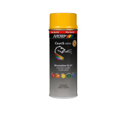 Peinture Spray Jaune Signalisation Brillante 0,4L | MOTIP