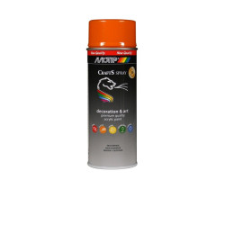 Peinture Spray Crafts Jaune Orange Brillante 0,4L – Créativité | MOTIP