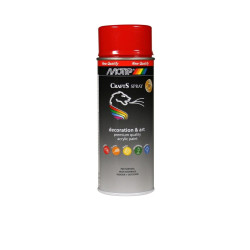 Peinture Spray Rouge Feu Brillante 0,4L – Finition Parfaite | MOTIP
