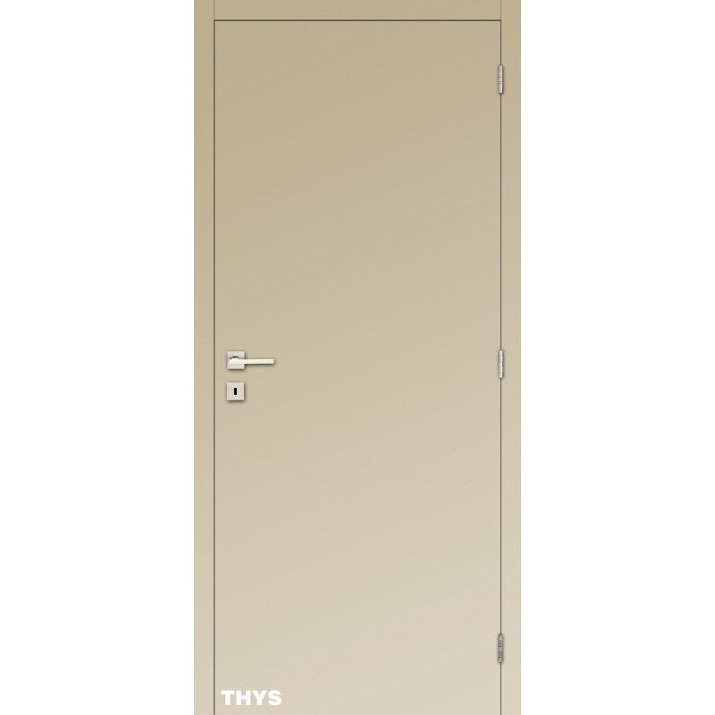 Bloc-porte intérieur prêt-à-poser alvéolaire à peindre Concept S10 73 x 211,5 cm THYS