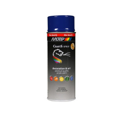 Peinture Spray MOTIP Bleu Outremer Brillante – Crafts 0,4L | MOTIP