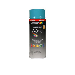Peinture Spray Turquoise Brillante 0,4L – Idéal Crafts | MOTIP

