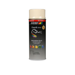 Peinture Spray Blanc Crème Brillante 0,4L – Finition Parfaite | MOTIP