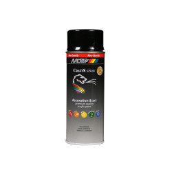 Peinture Spray Noir Brillant 0,4L – Finition Parfaite | MOTIP