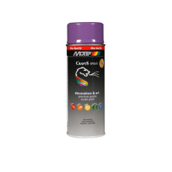 Peinture Spray Lilas Brillante 0,4L – Créations Faciles | MOTIP


