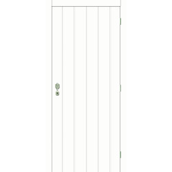 Bloc-porte Moderne THYS 83cm à veinage vertical tubulaire | THYS