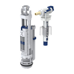 Mécanisme WC 3-6L Chrome GEBERIT – Rénovation Facile | GEBERIT