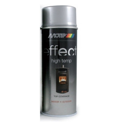 Peinture Haute Température Argent 0,4L – Effet Métal | MOTIP