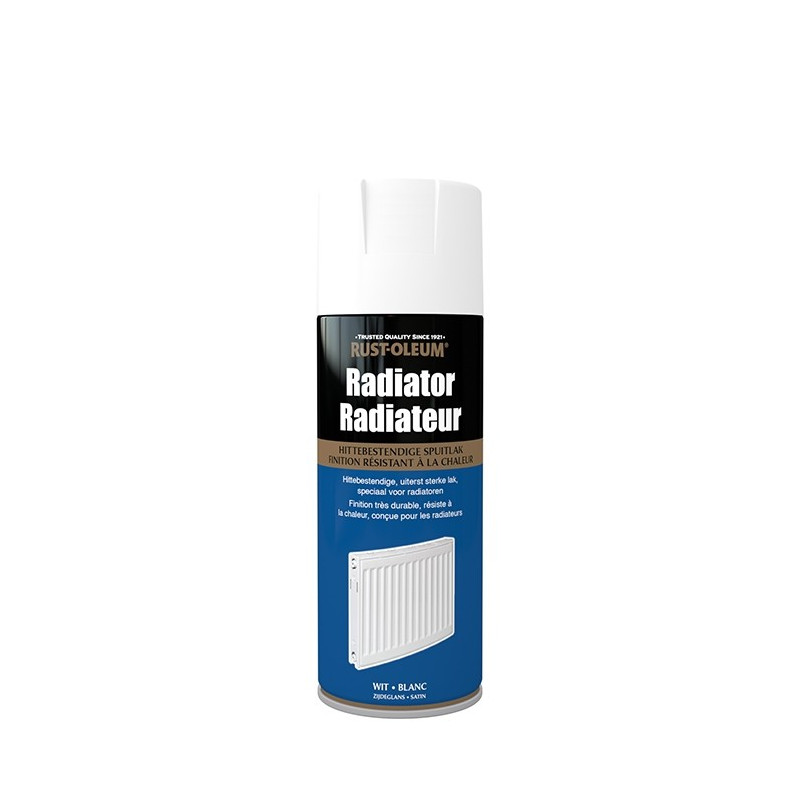 Vernis pour radiateur blanc satiné 0,4 L RUST-OLEUM