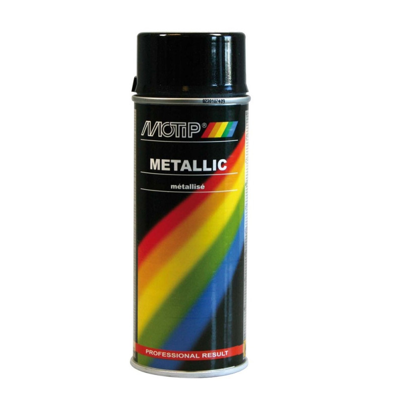 Peinture Métallique noire 0,4 L MOTIP – Finition brillante | MOTIP