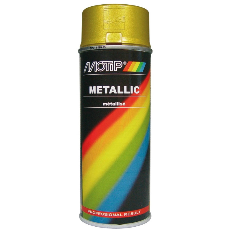 Peinture Metallic Dorée 0,4L MOTIP – Effet Métal | MOTIP