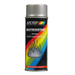 Peinture haute température argent 0,4L MOTIP – Résistance | MOTIP