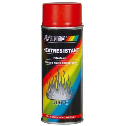 Peinture haute température rouge 0,4L MOTIP – Résistance chaleur | MOTIP