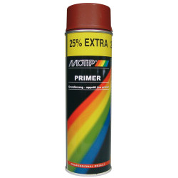 Apprêt en spray rouge 0,5 L MOTIP – Sous-couche | MOTIP