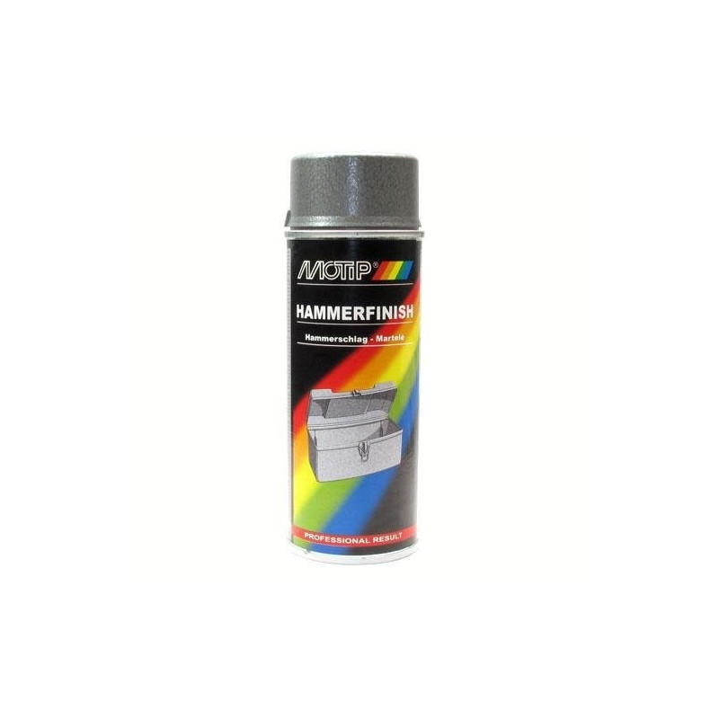 Peinture martelée grise 0,4L – Effet unique | MOTIP